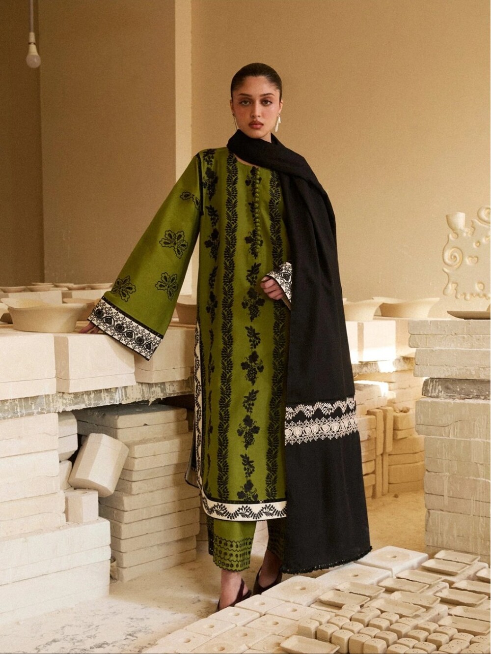 Hussain Rehar Designer Dress